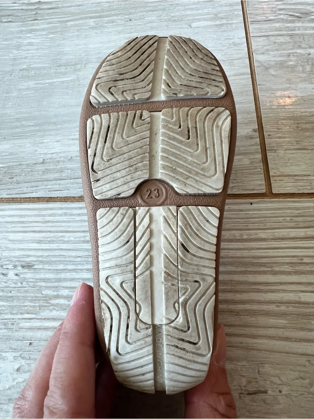 Baby & Walker Slip-On Perforated Shoes in Light Brown